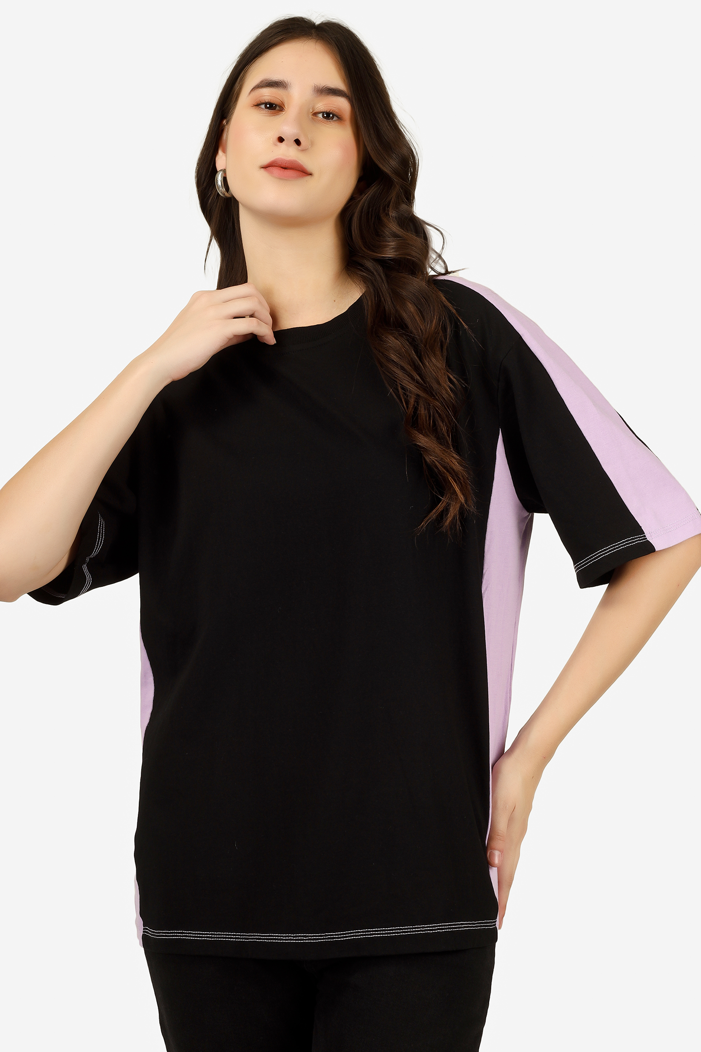 LAVENDER OVERSIZED TEE