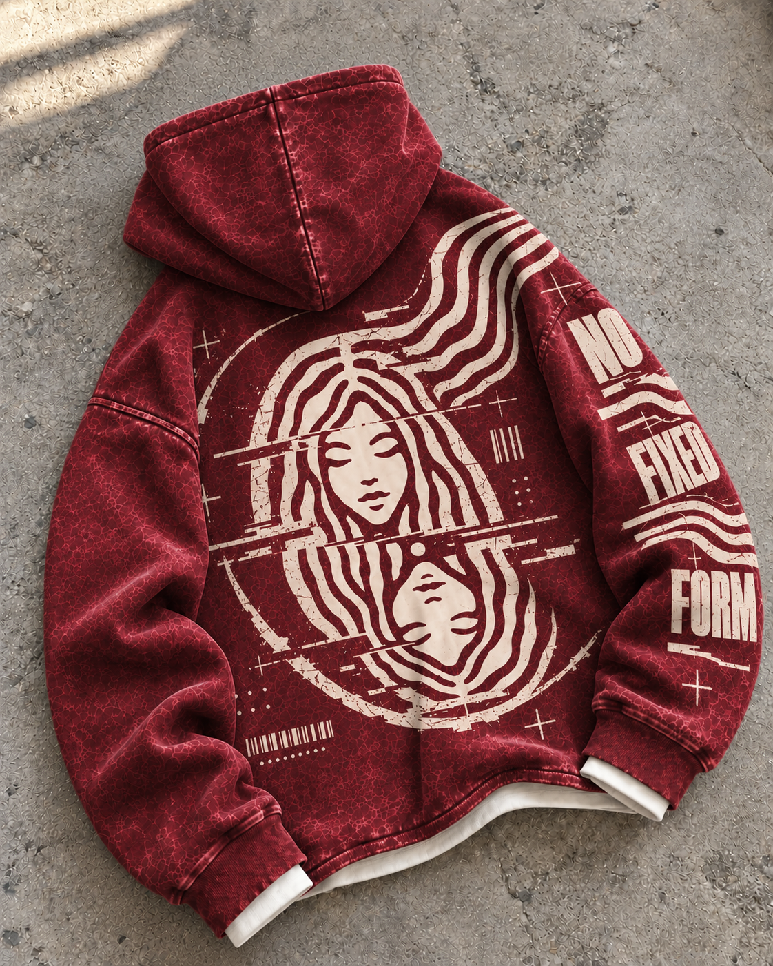 Crimson Reverie Hoodie