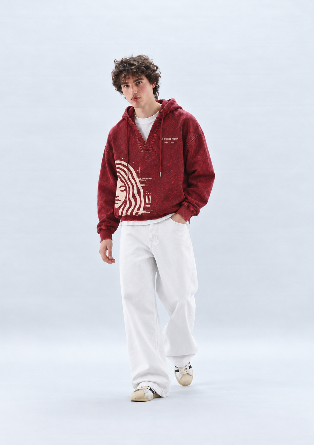 Crimson Reverie Hoodie