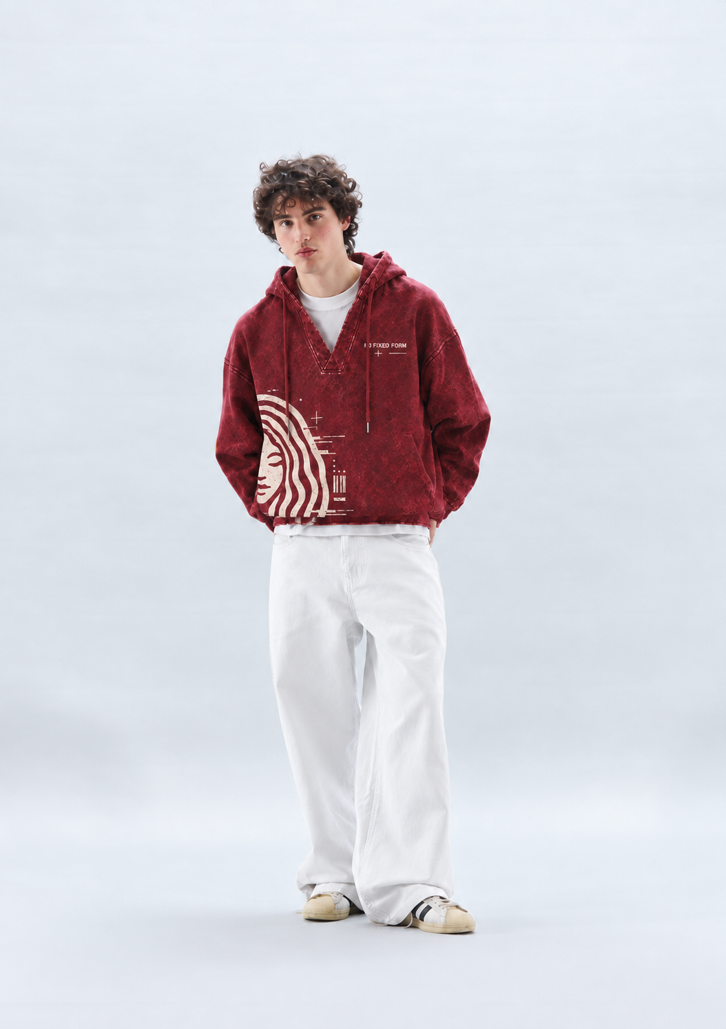 Crimson Reverie Hoodie
