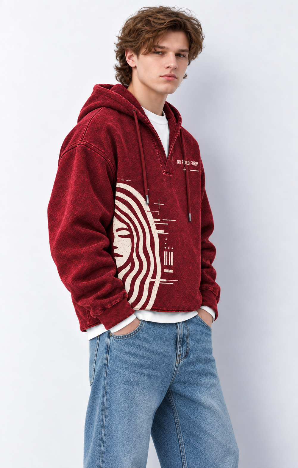 Crimson Reverie Hoodie