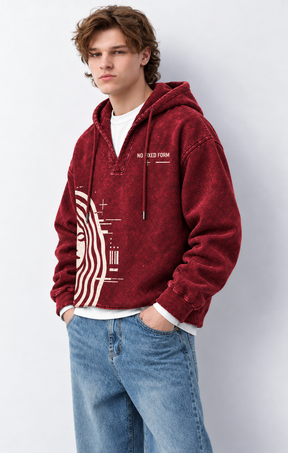 Crimson Reverie Hoodie