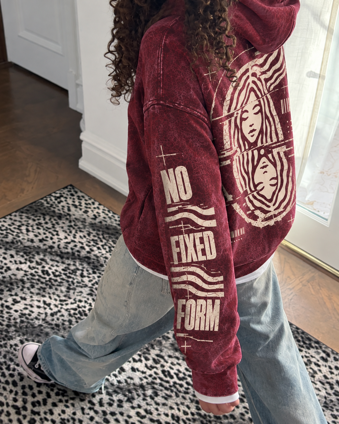 Crimson Reverie Hoodie