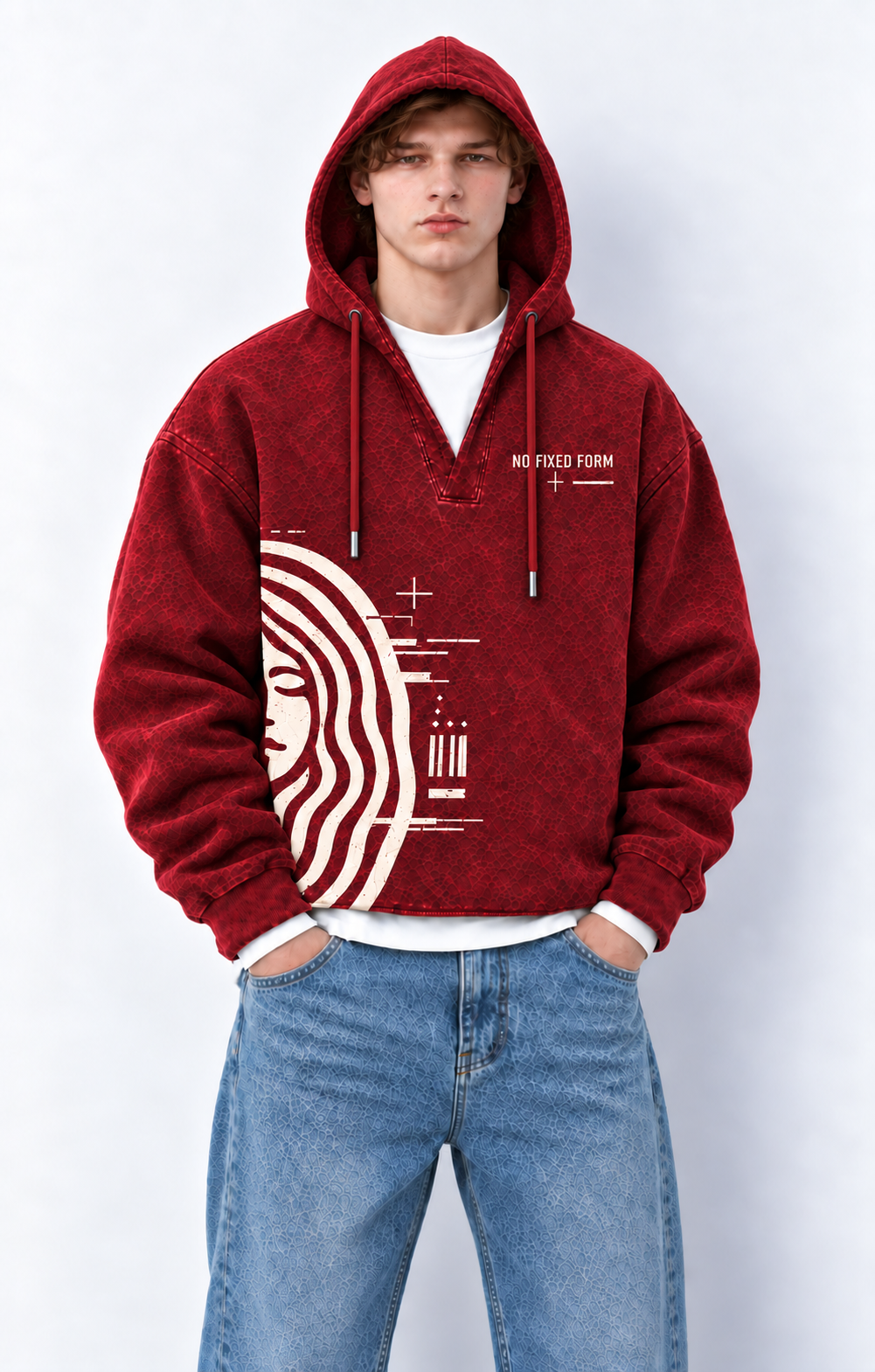 Crimson Reverie Hoodie