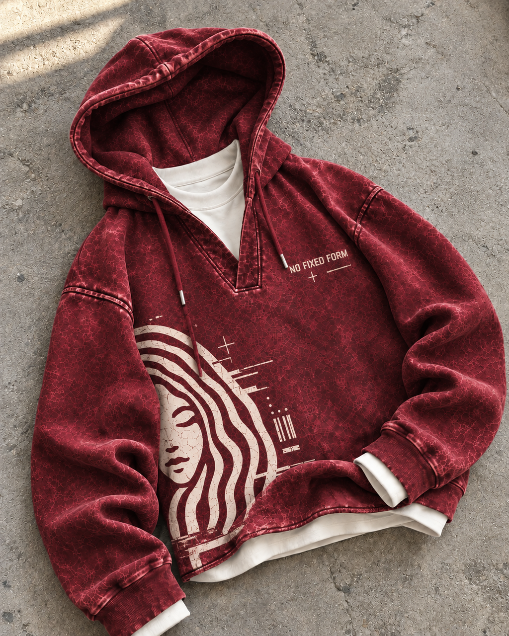 Crimson Reverie Hoodie