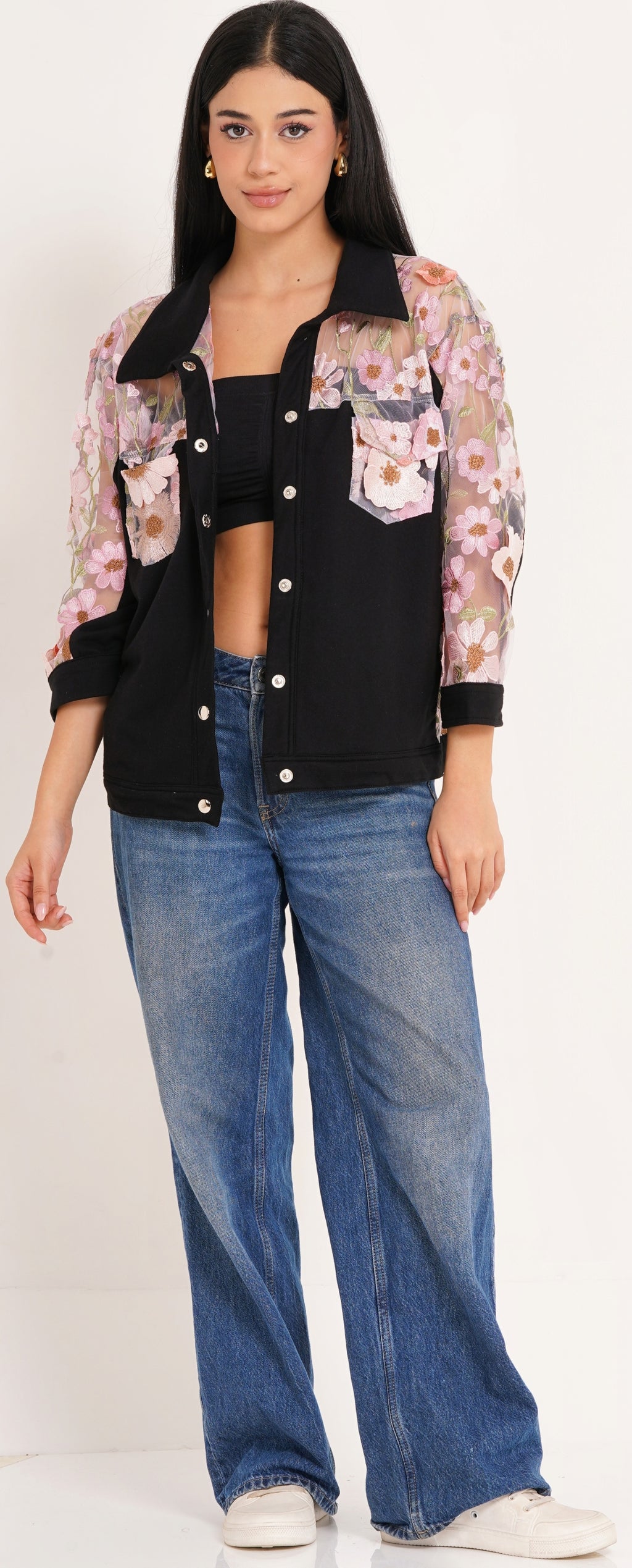 Midnight Bloom Overshirt W1