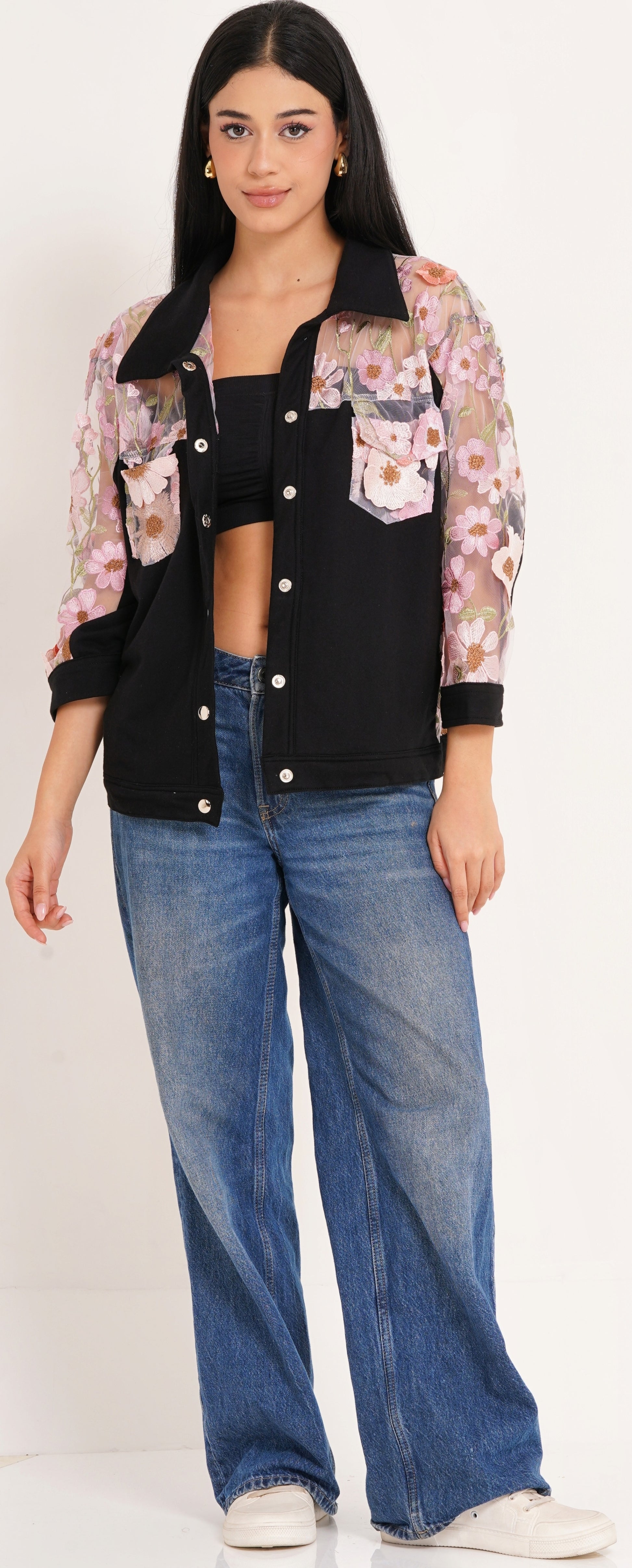 Midnight Bloom Overshirt W1