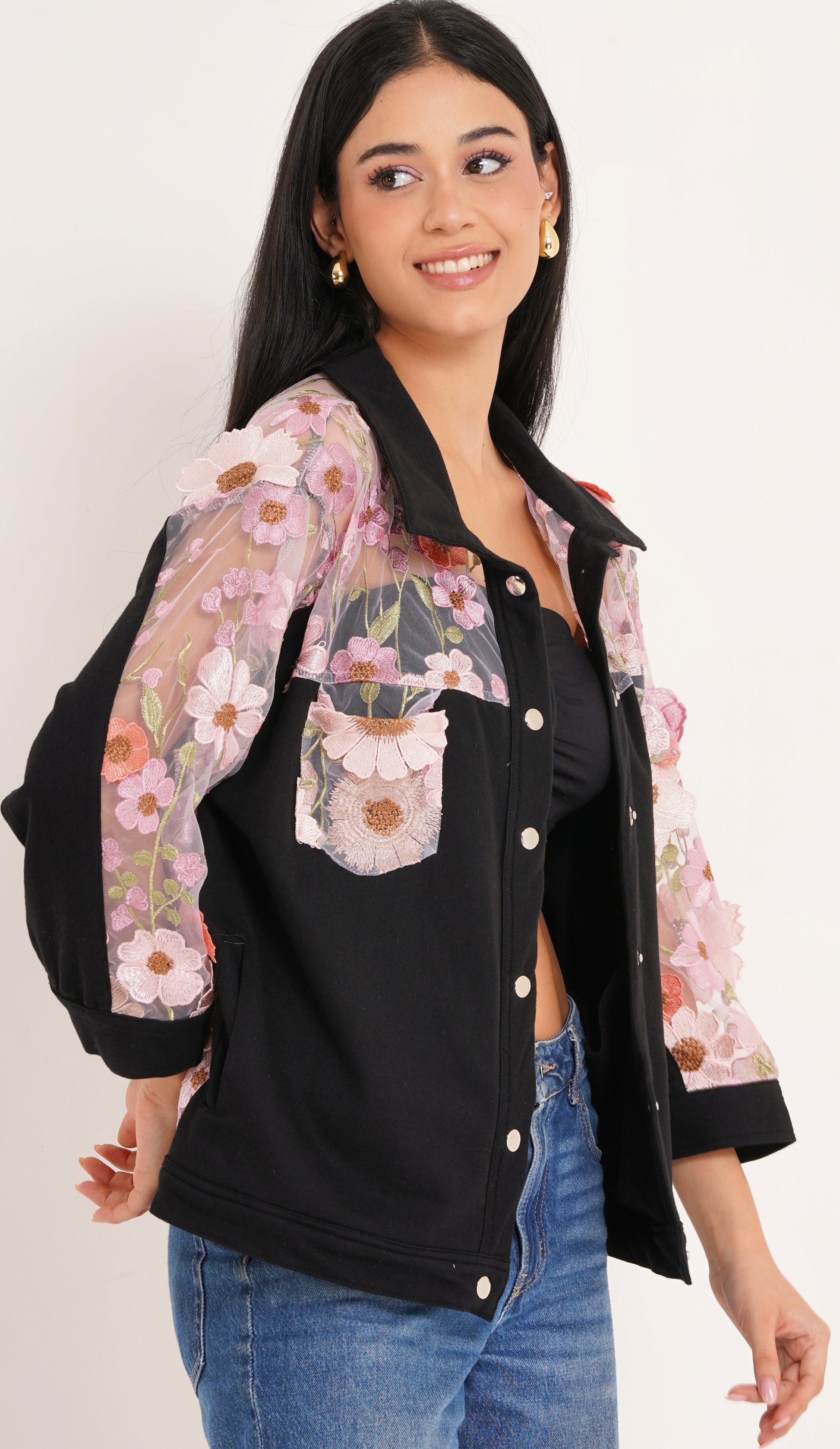 Midnight Bloom Overshirt W1
