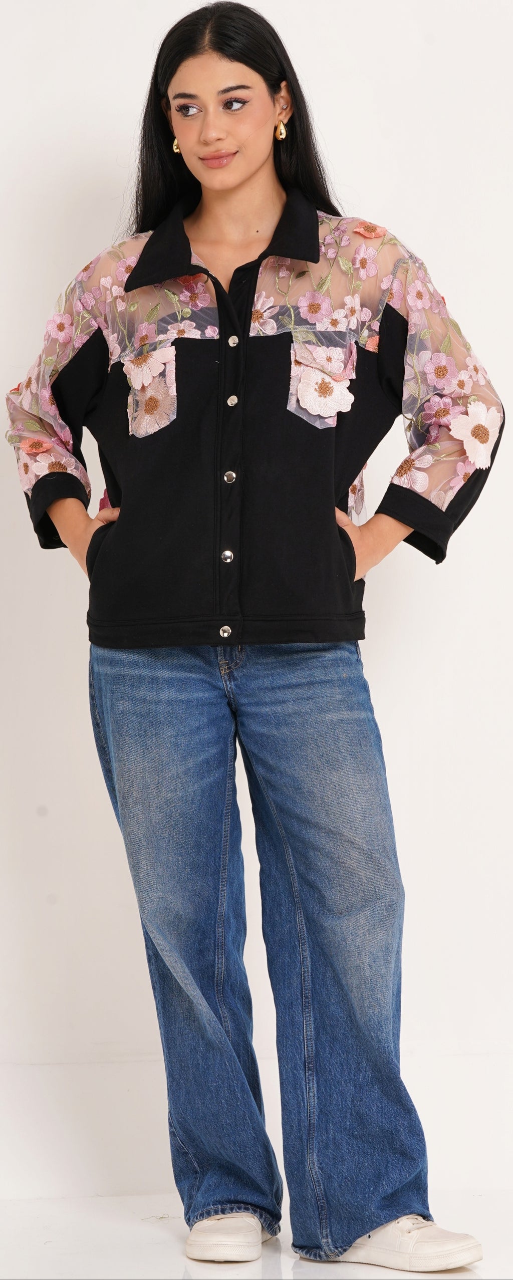 Midnight Bloom Overshirt W1