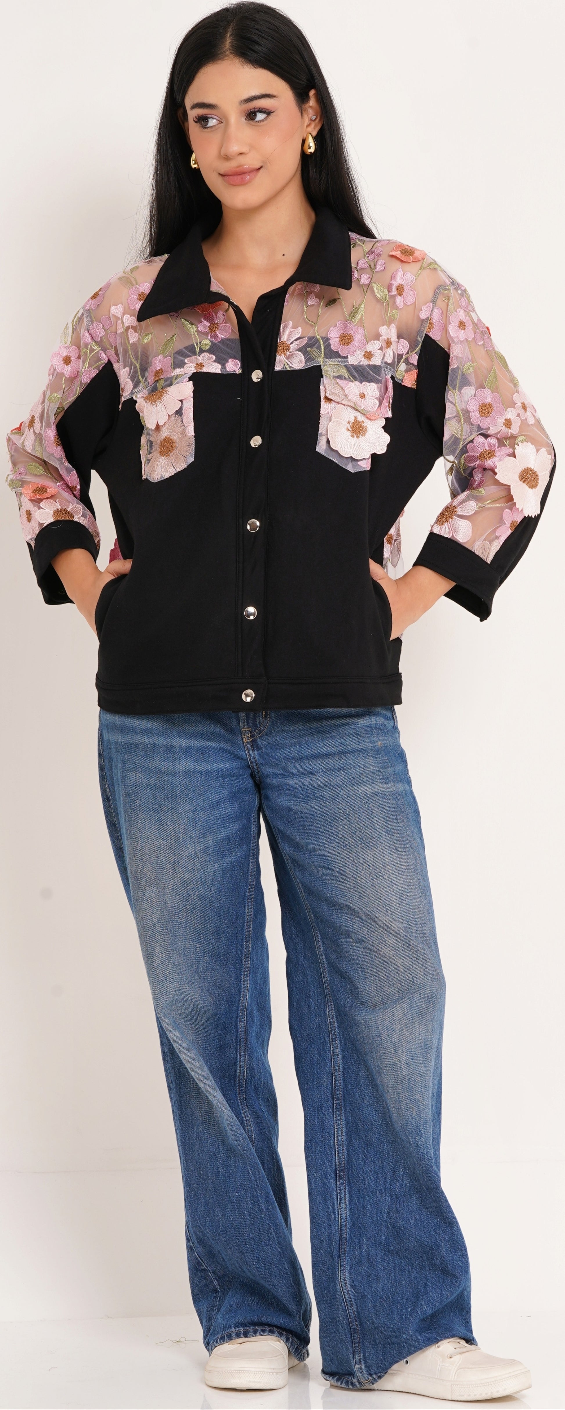 Midnight Bloom Overshirt W1