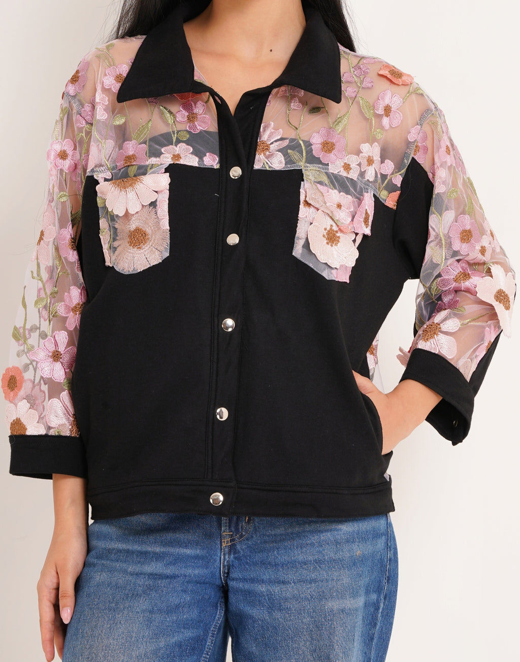 Midnight Bloom Overshirt W1