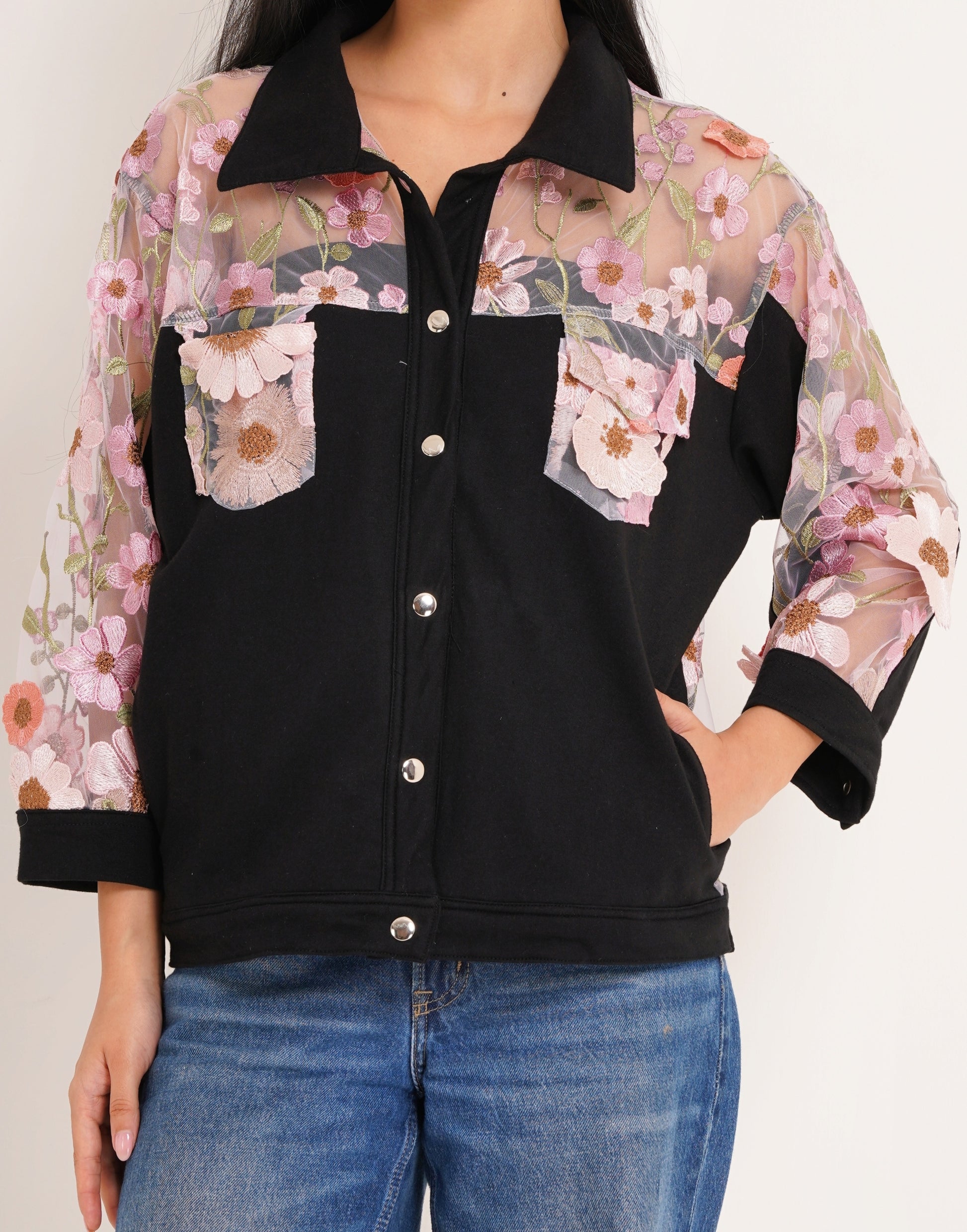 Midnight Bloom Overshirt W1