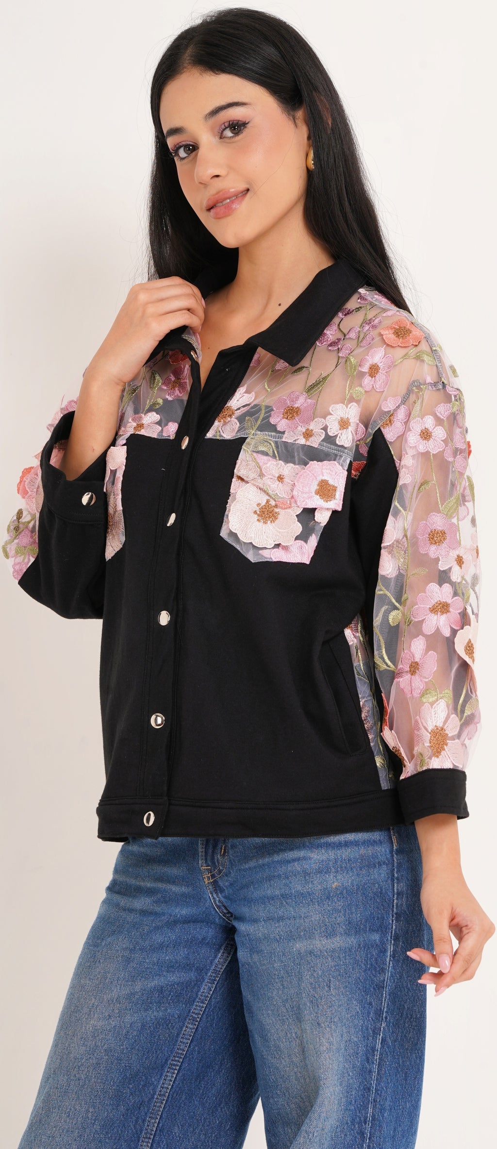 Midnight Bloom Overshirt W1