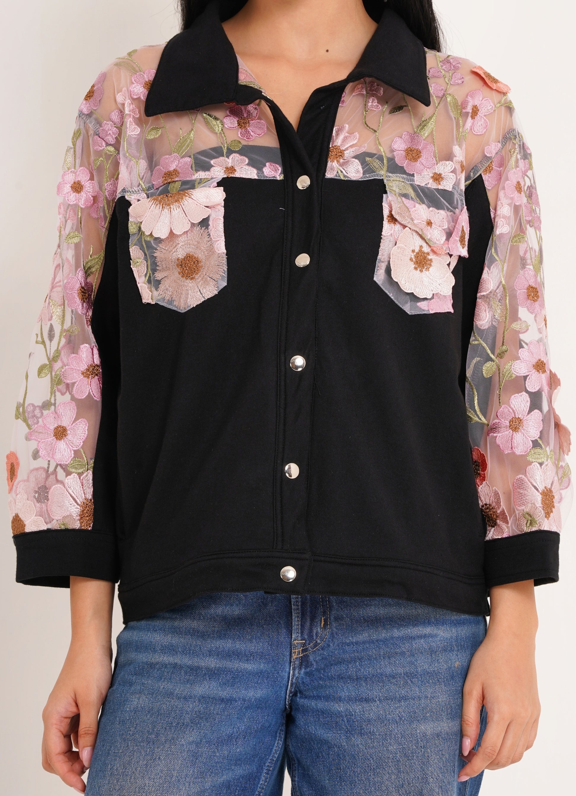 Midnight Bloom Overshirt W1