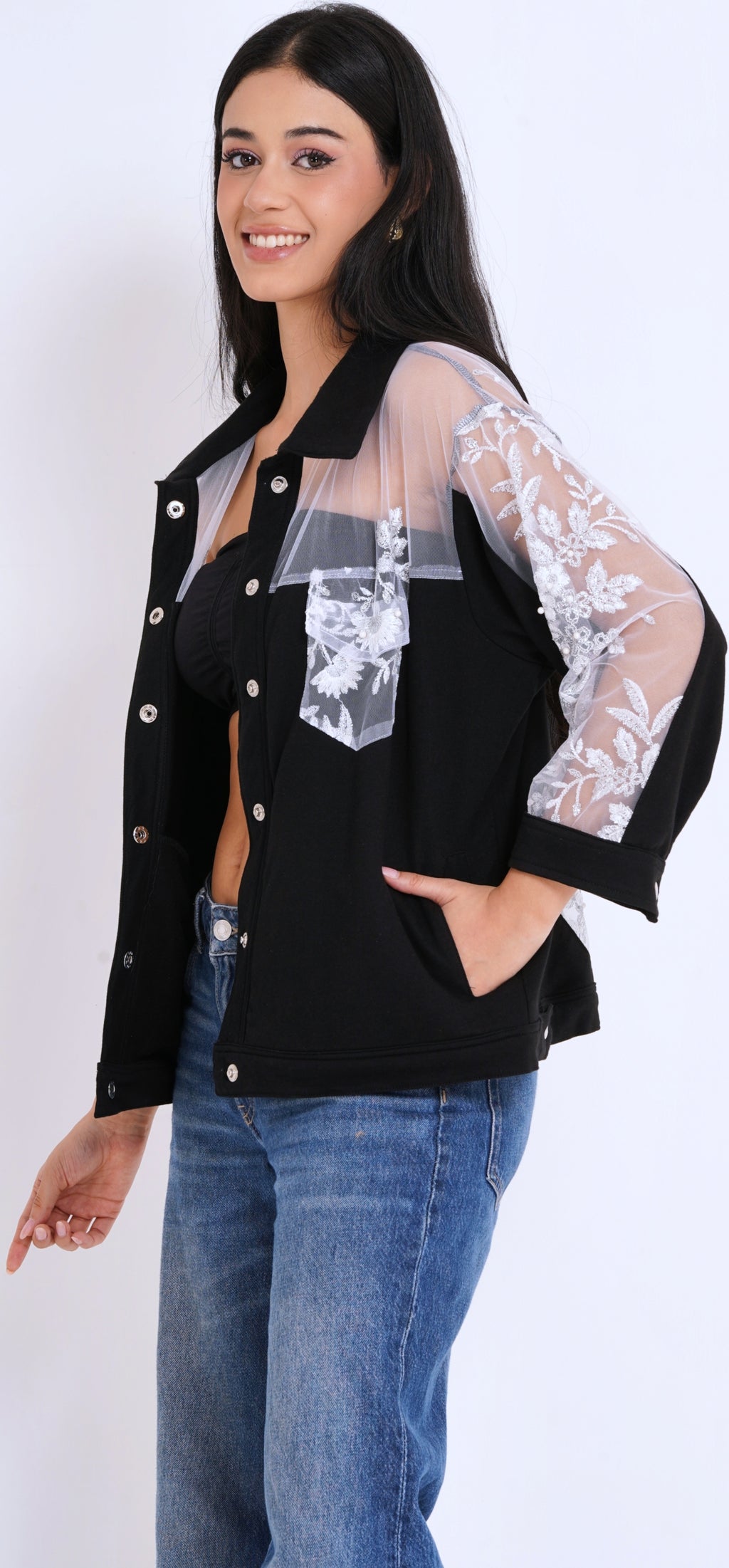 Ivory Noir Overshirt H1
