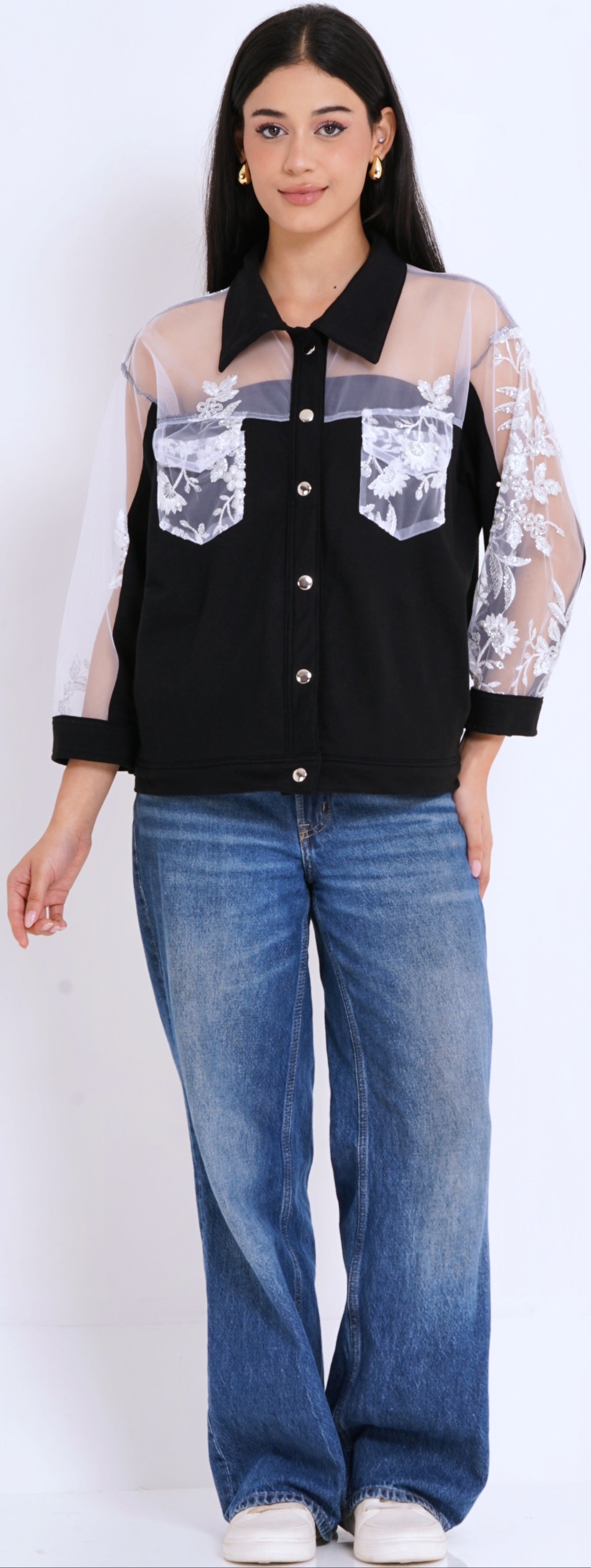Ivory Noir Overshirt H1