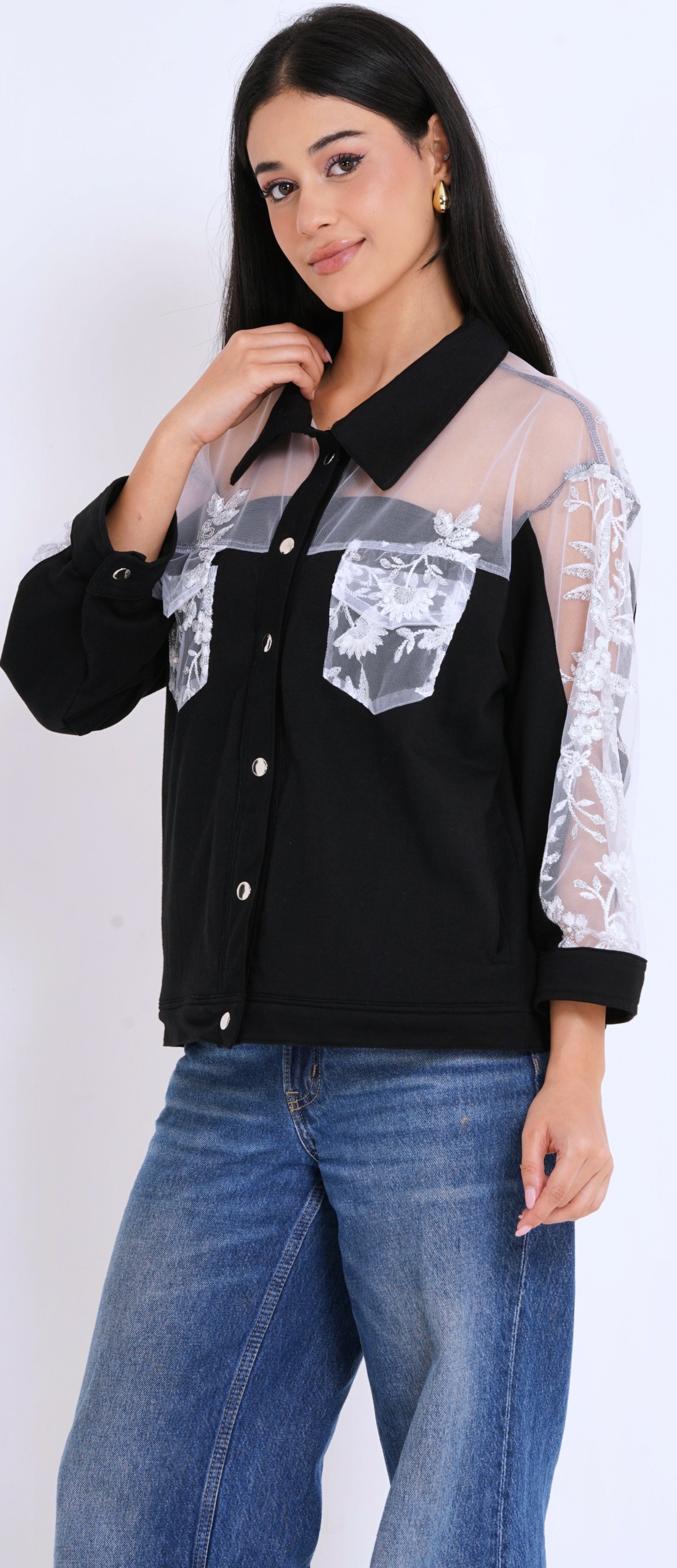 Ivory Noir Overshirt H1