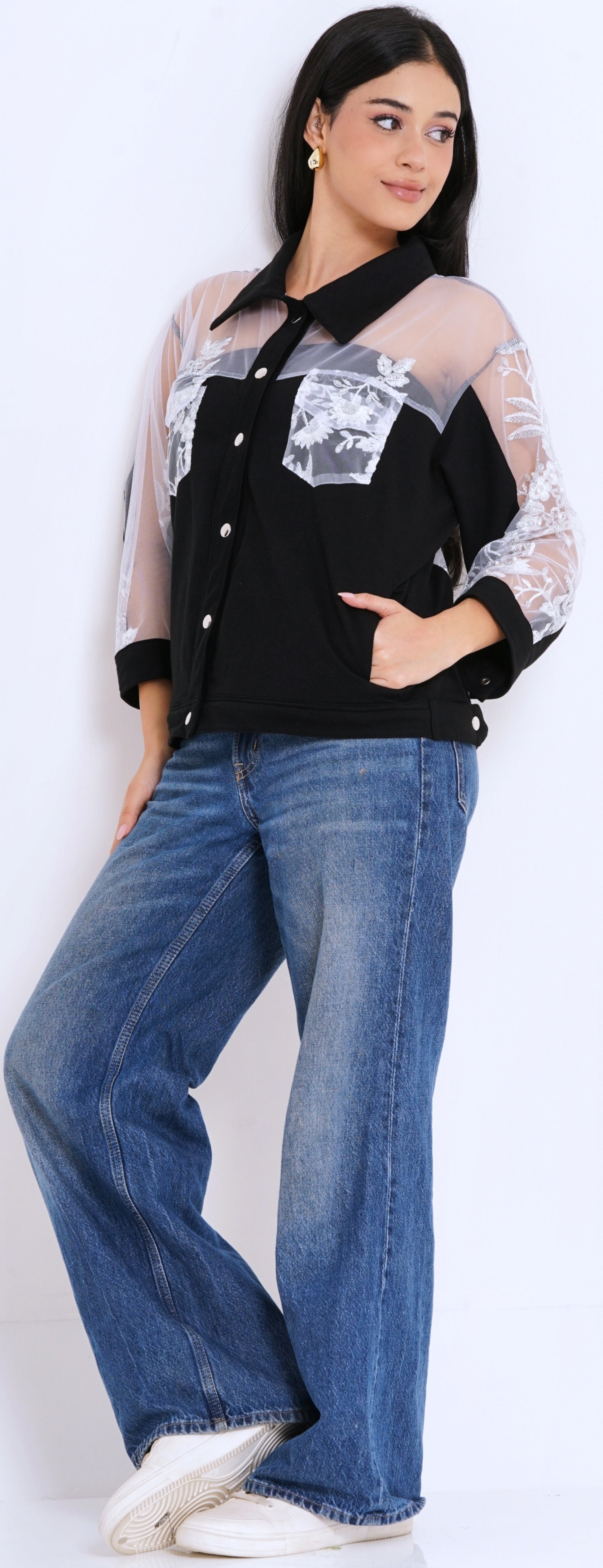 Ivory Noir Overshirt H1