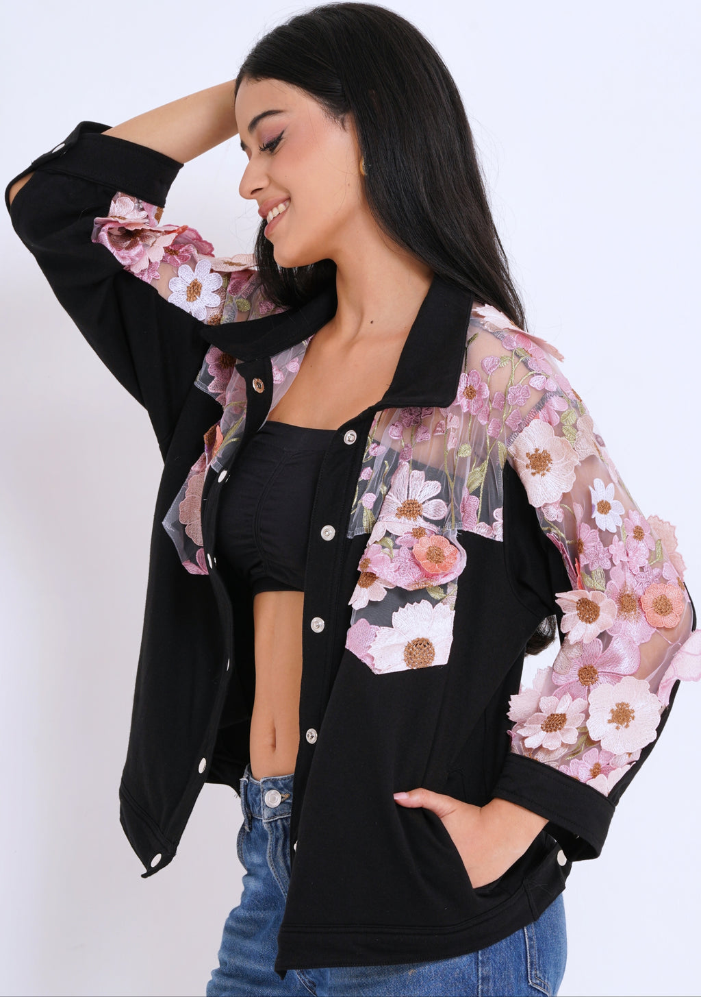Rosé Garden Overshirt H1