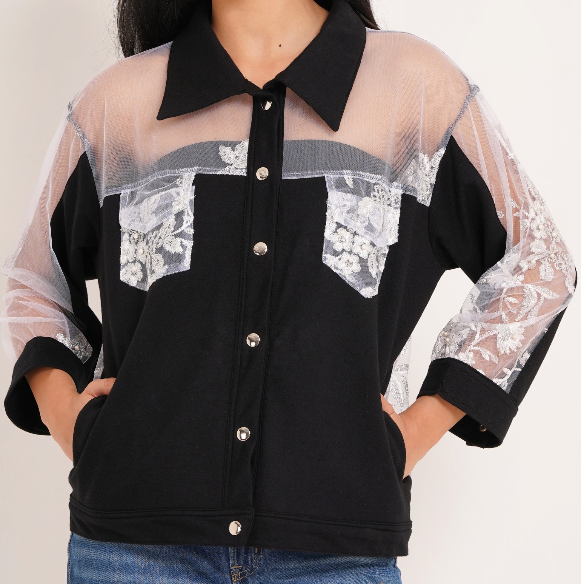 Moonlace Noir Jacket W1
