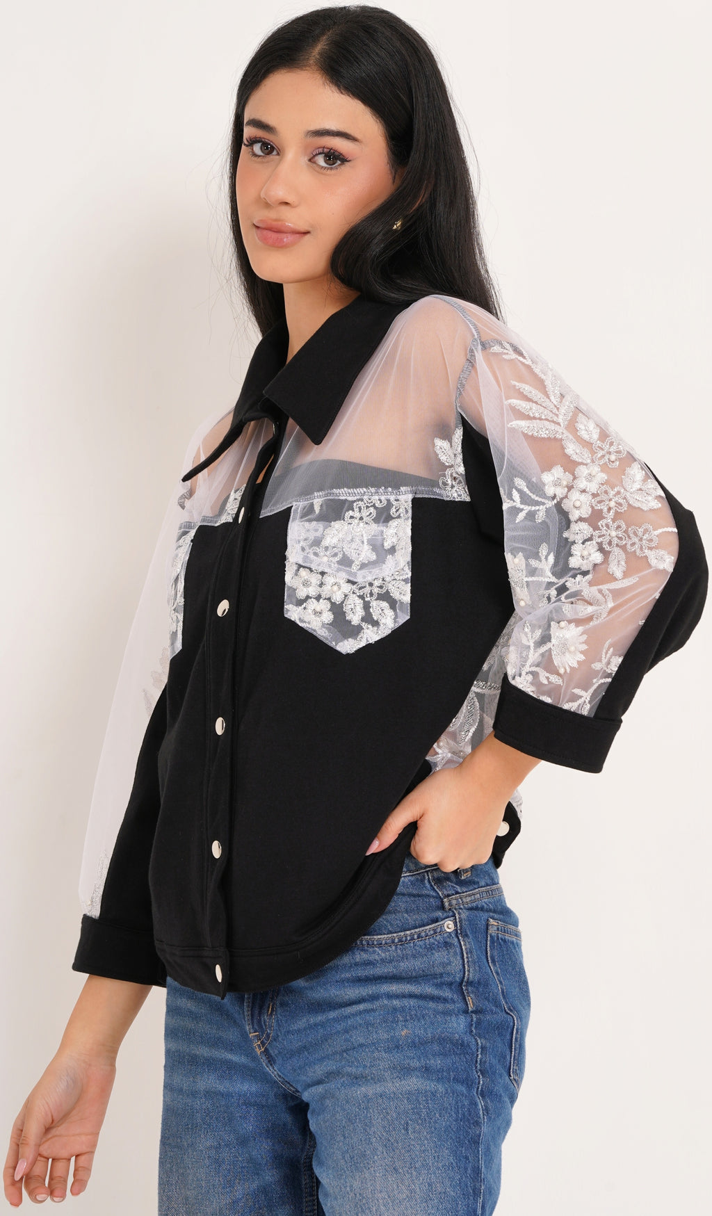 Moonlace Noir Jacket W1