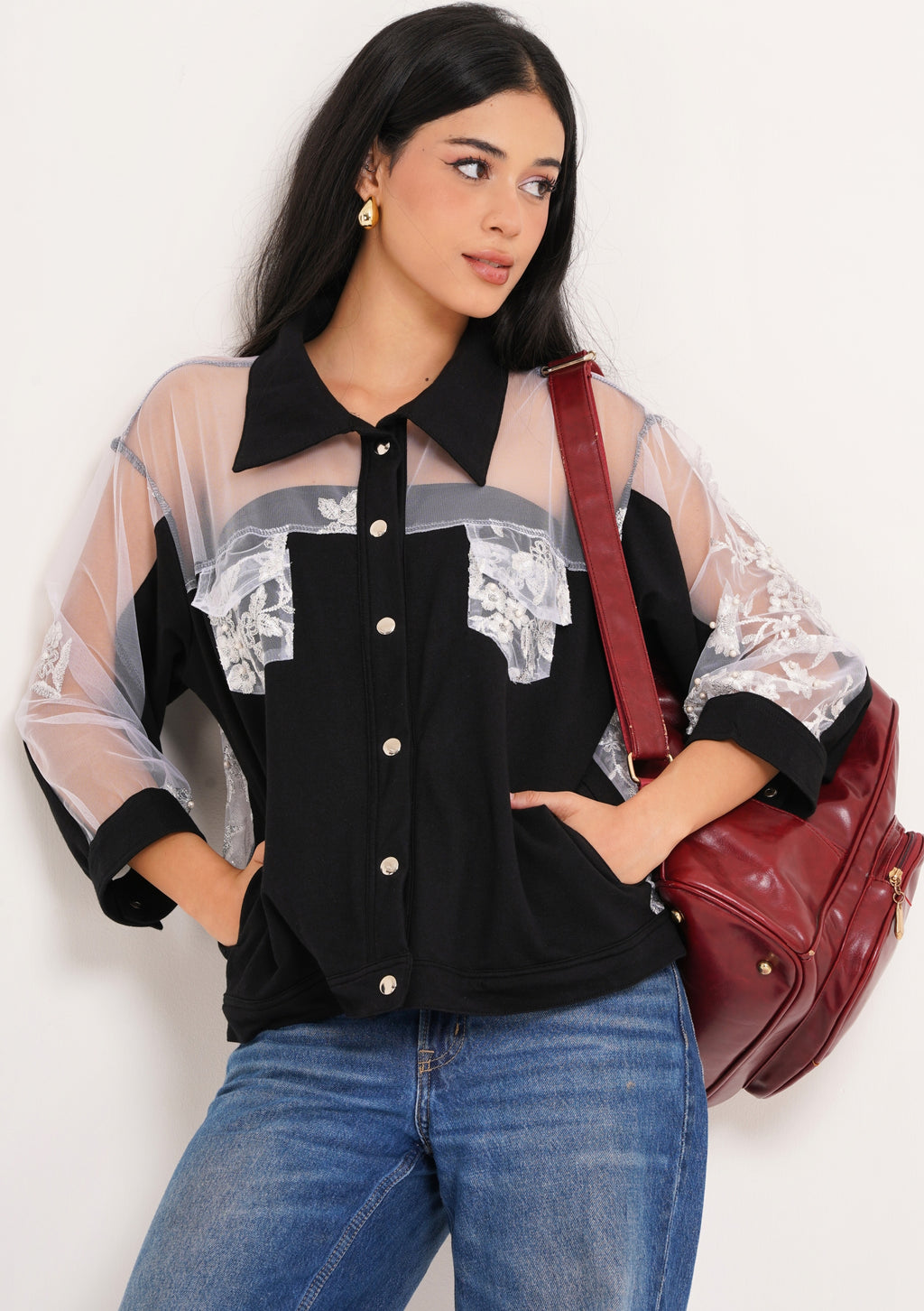 Moonlace Noir Jacket W1