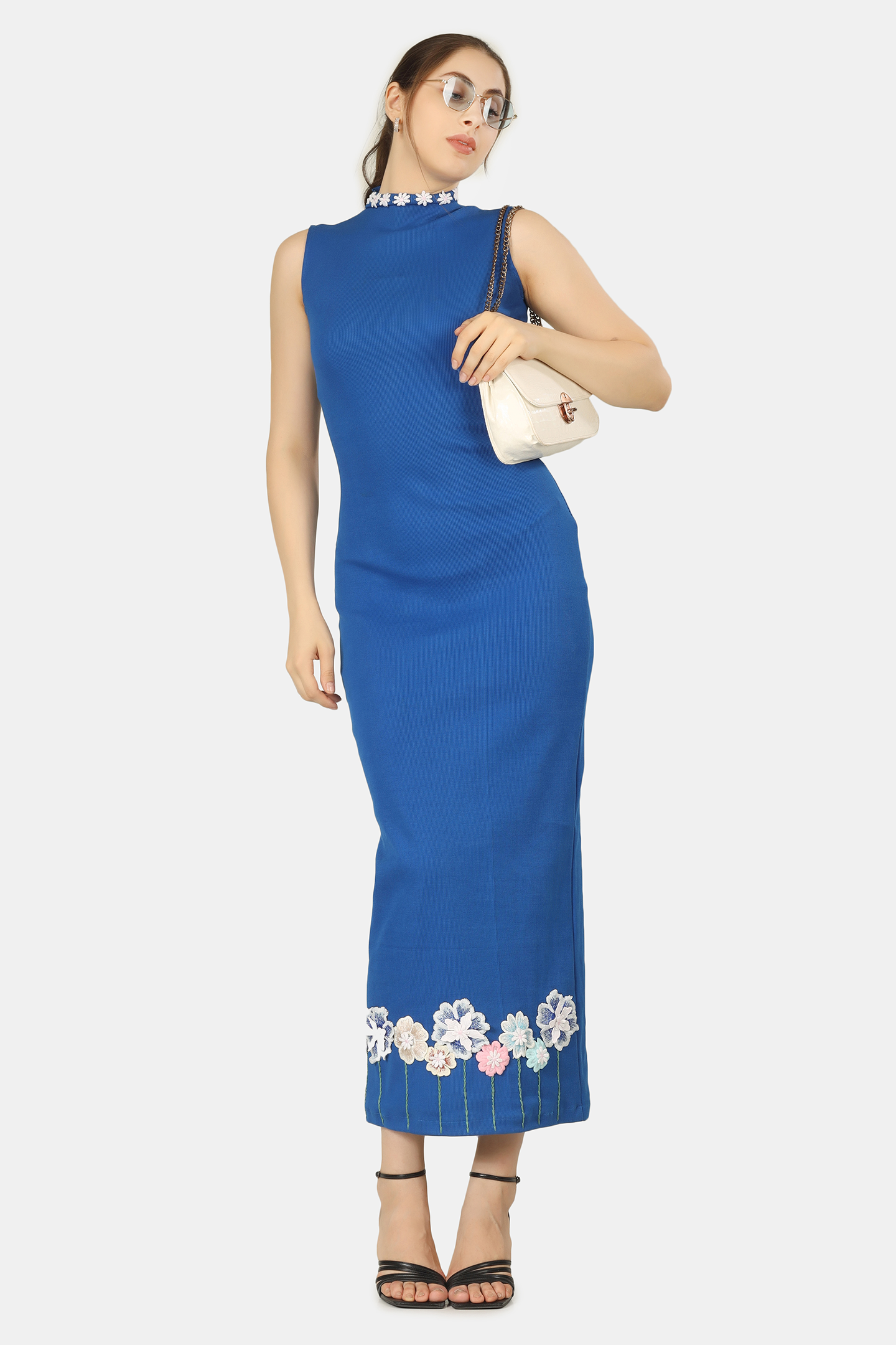 AZURE PETAL REVERIE DRESS
