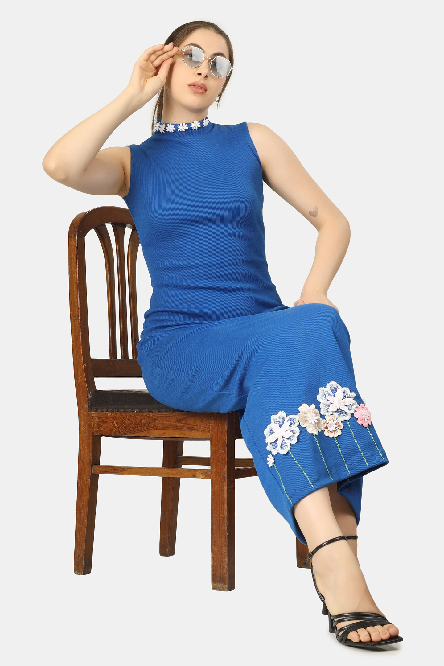 AZURE PETAL REVERIE DRESS