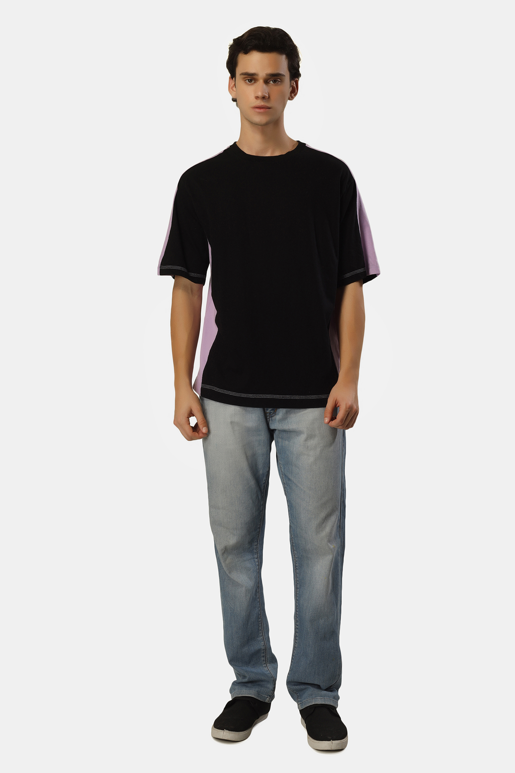 LAVENDER BLACK TEE