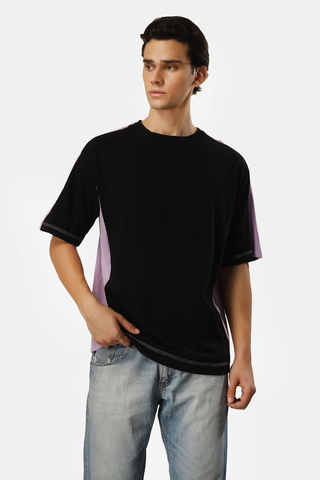 LAVENDER BLACK TEE