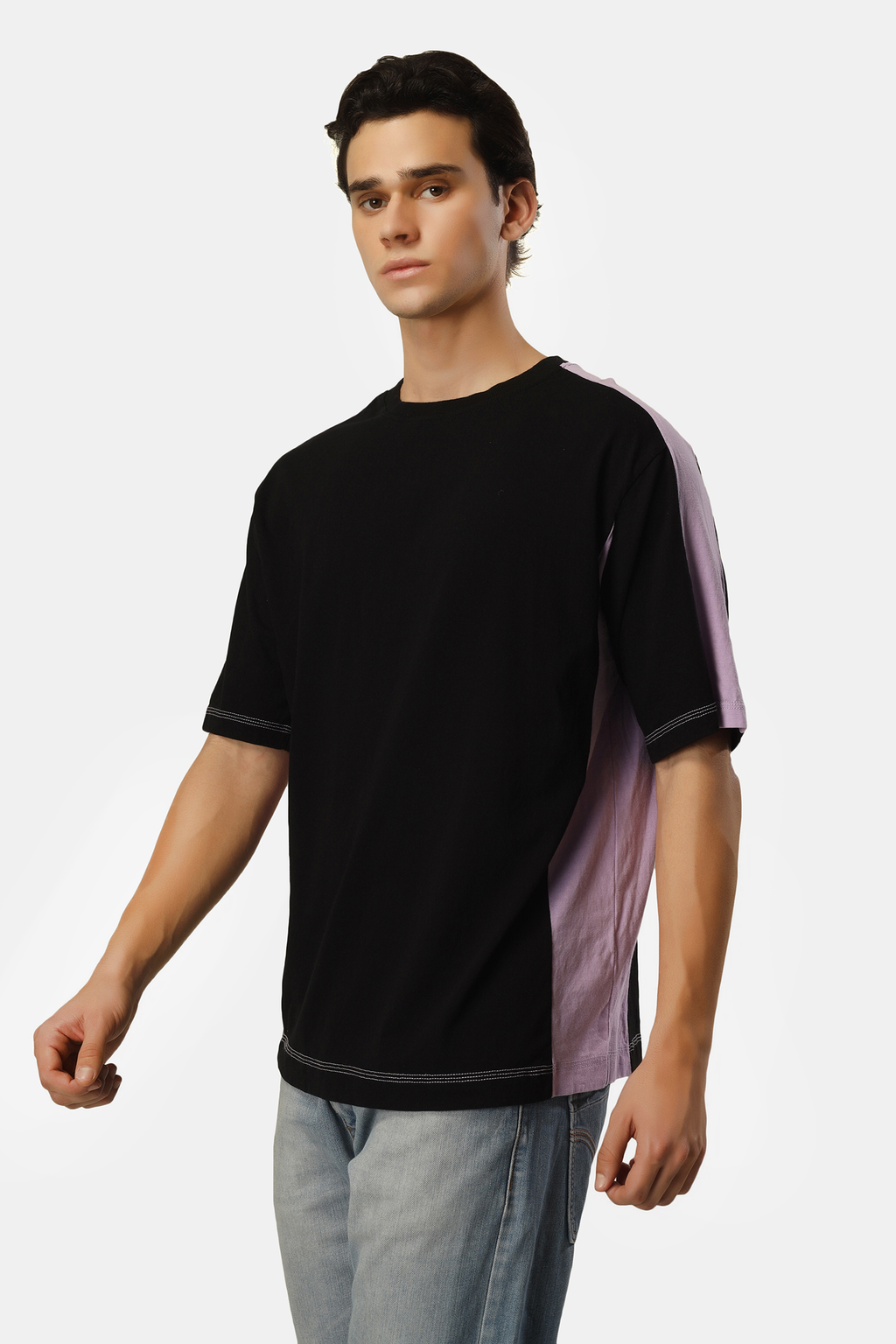 LAVENDER BLACK TEE