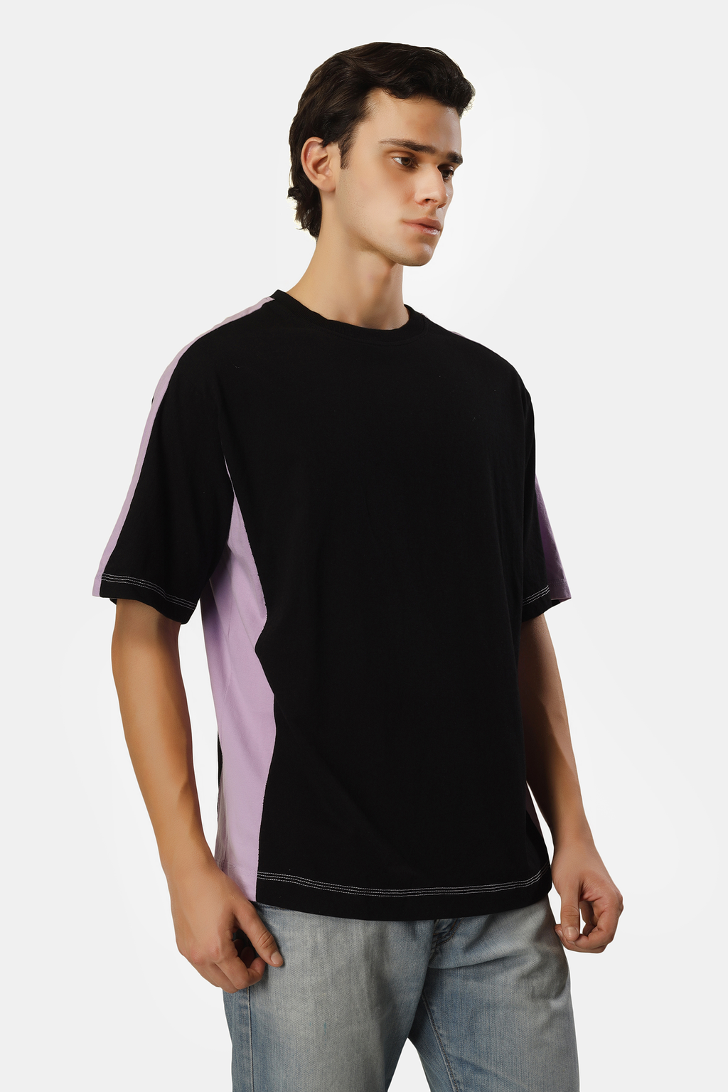 LAVENDER BLACK TEE