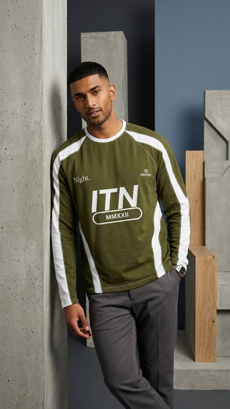 Olive Moss MMXXII front view — unisex streetwear — BWgrab