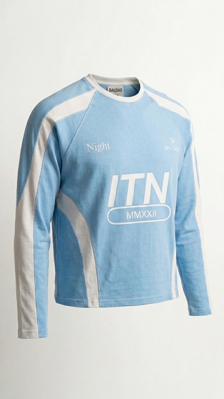 Ice Blue MMXXII back view — Gen Z fashion India — BWgrab