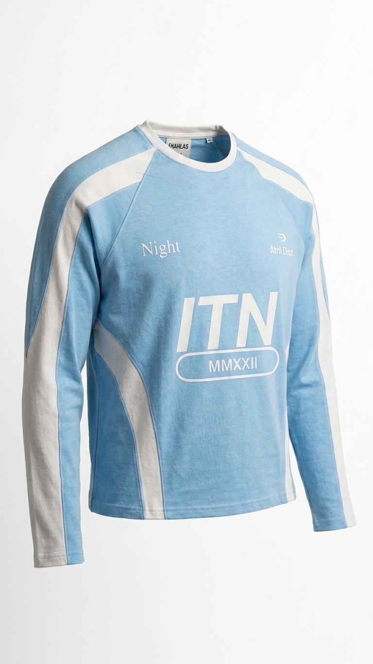 Ice Blue MMXXII full body — oversized unisex — BWgrab