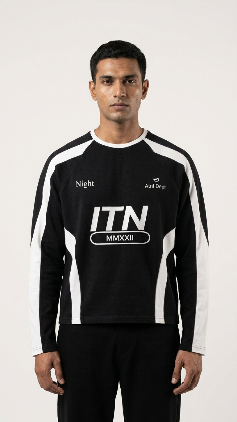 Mono Chrome MMXXII back view — Gen Z fashion India — BWgrab
