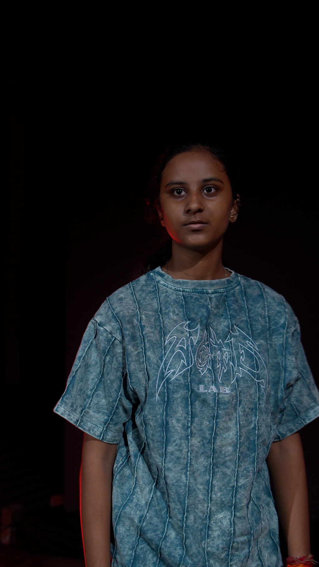 Ethereal Lines | TEAL CLOUD | OVERSIZED TEE