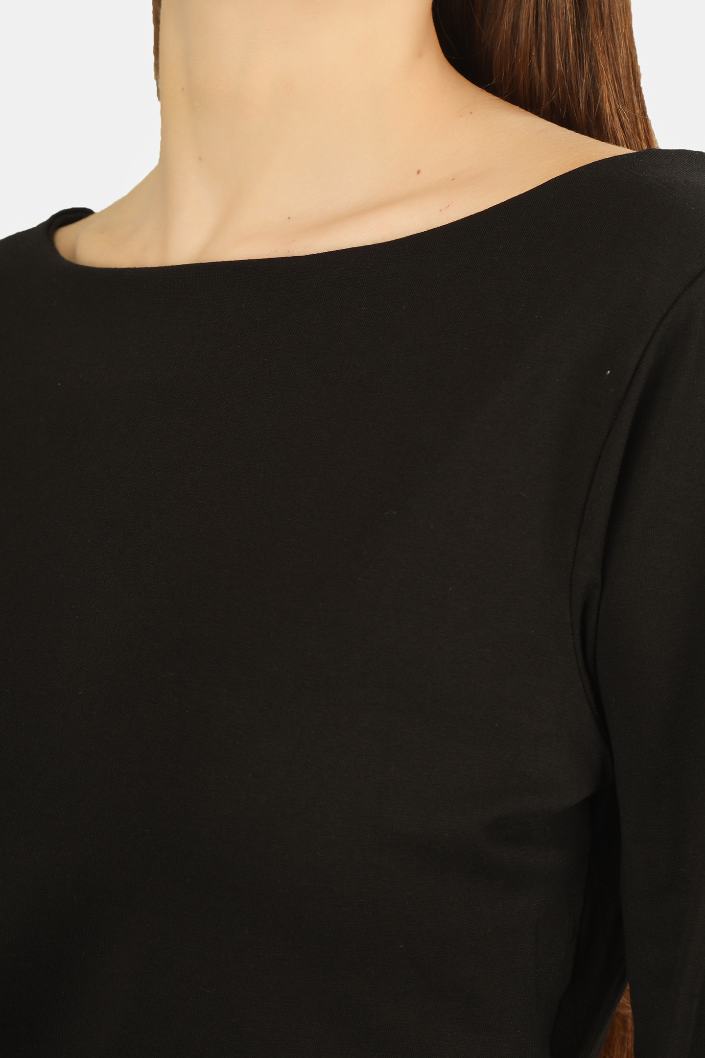 BOAT NECK FULL SLEEVE TOP