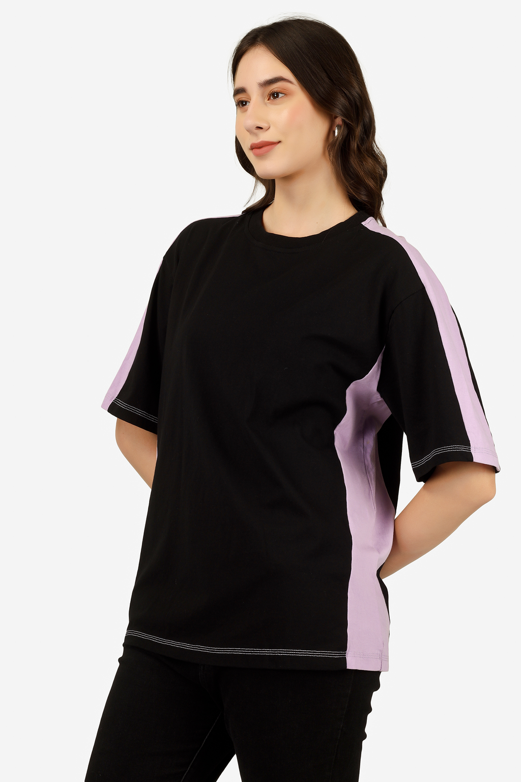 LAVENDER OVERSIZED TEE