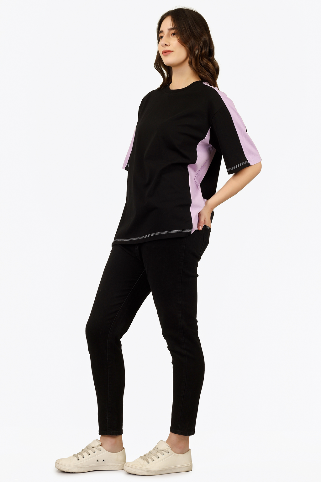 LAVENDER OVERSIZED TEE