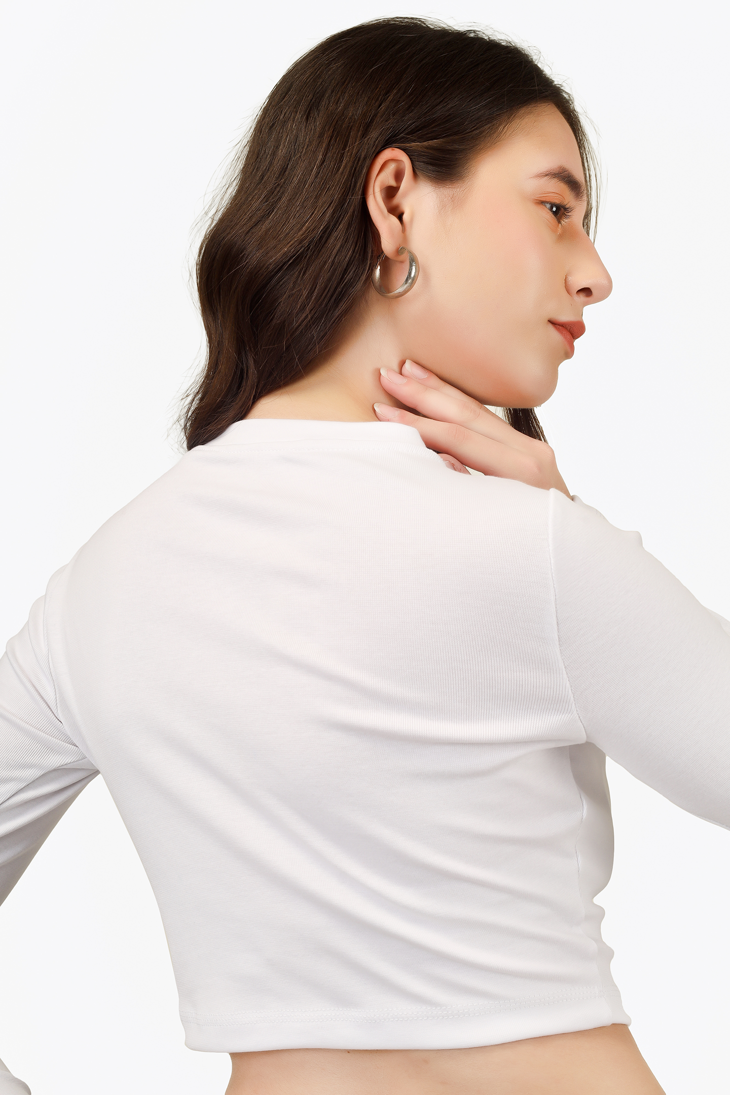 RIB LONG SLEEVE TOP