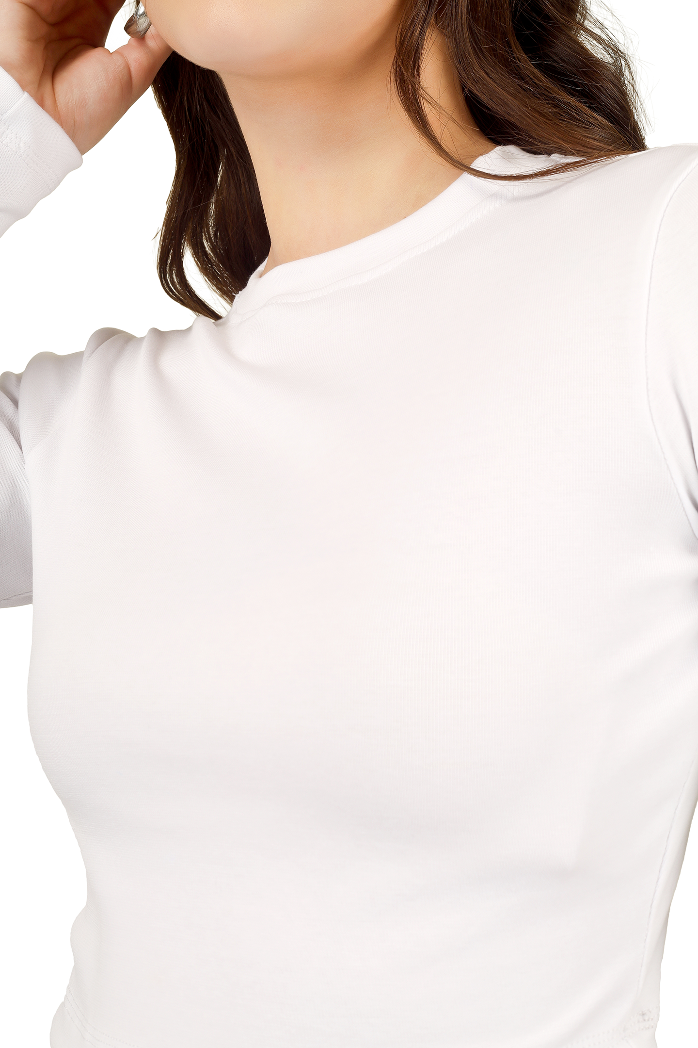 RIB LONG SLEEVE TOP