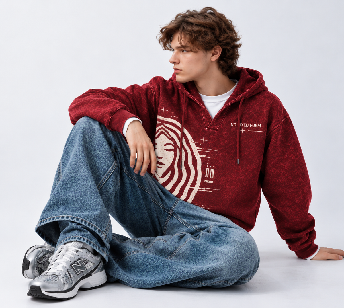 Crimson Reverie Hoodie