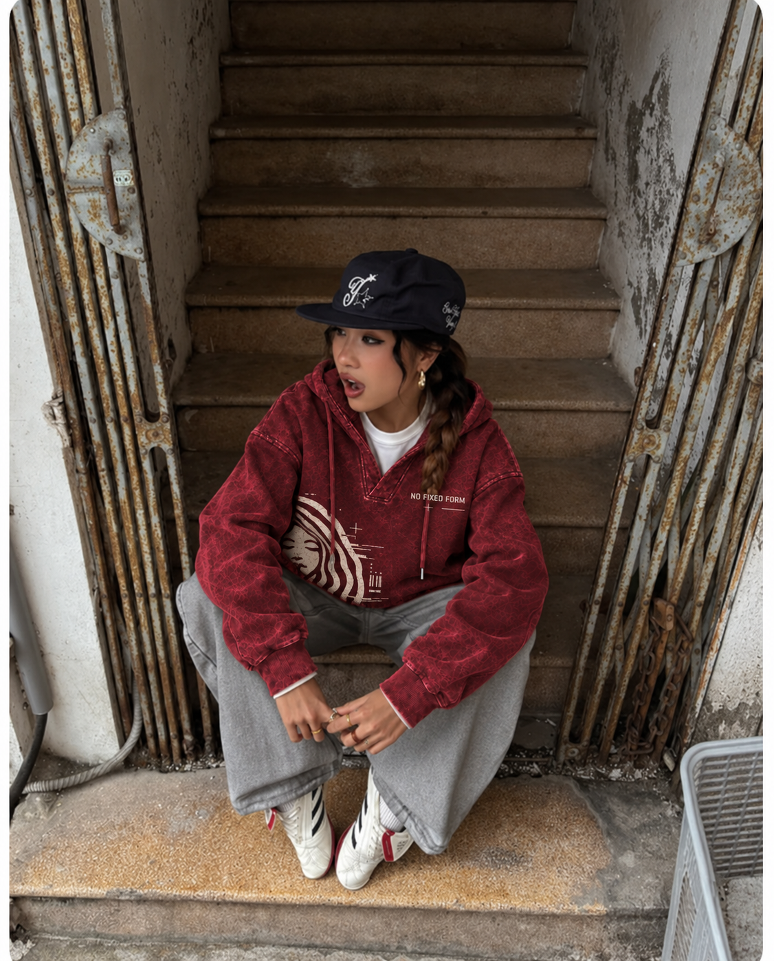 Crimson Reverie Hoodie