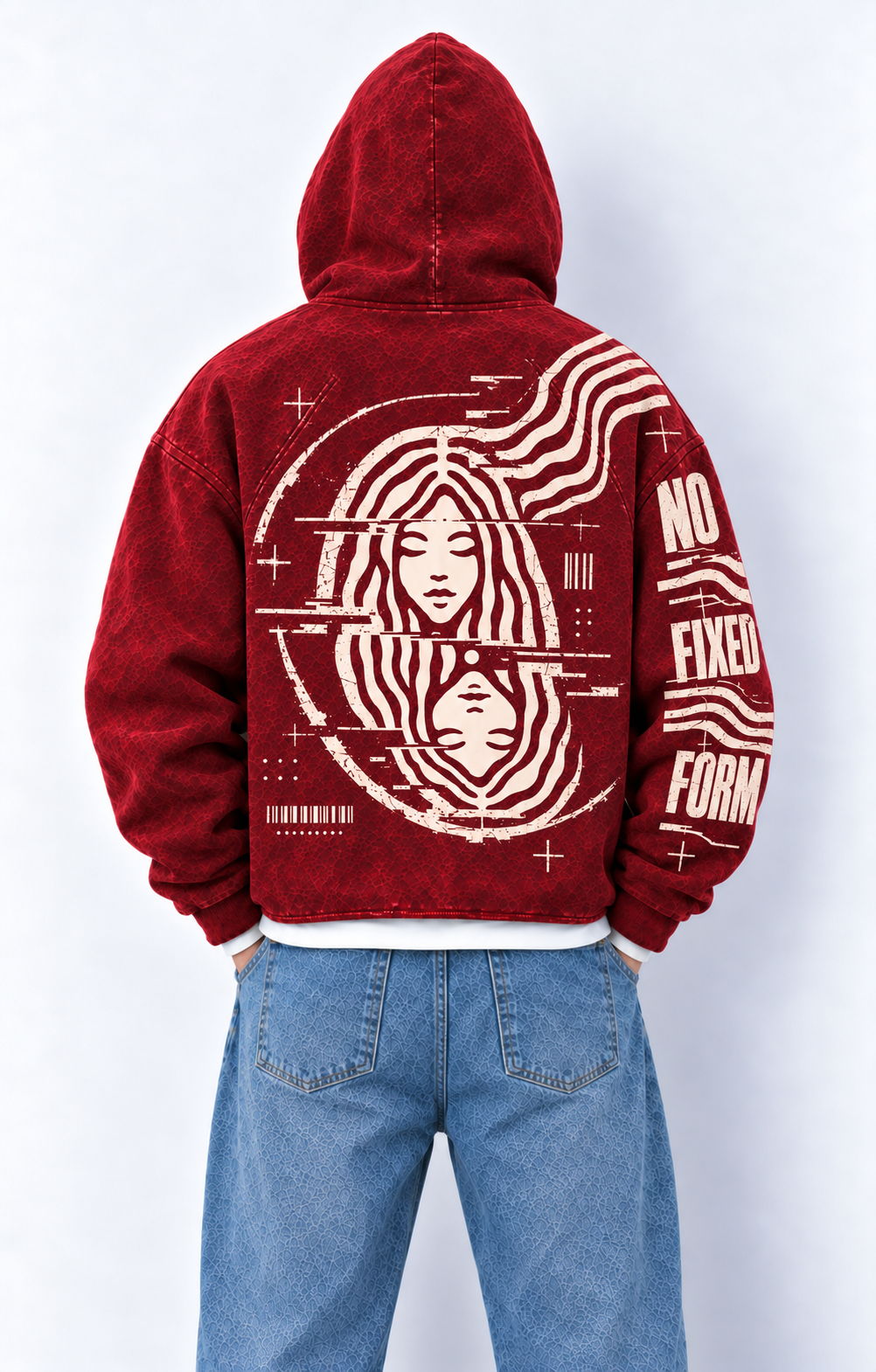 Crimson Reverie Hoodie