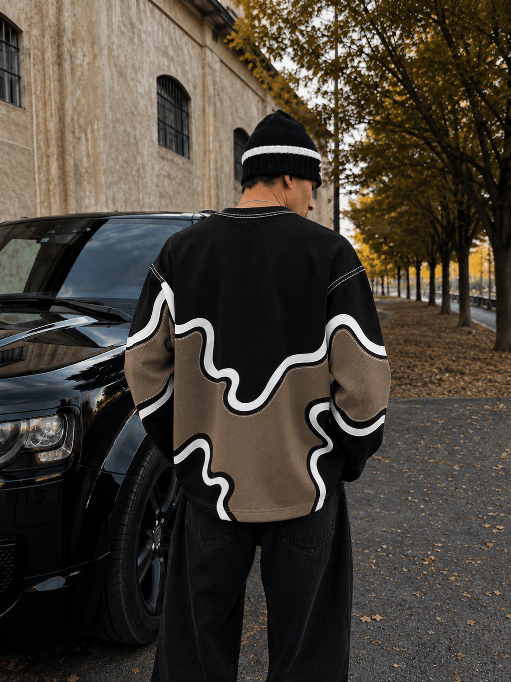Velocity Sweatshirt by BWGRAB - oversized 280 GSM French Terry unisex sweatshirt, image 2