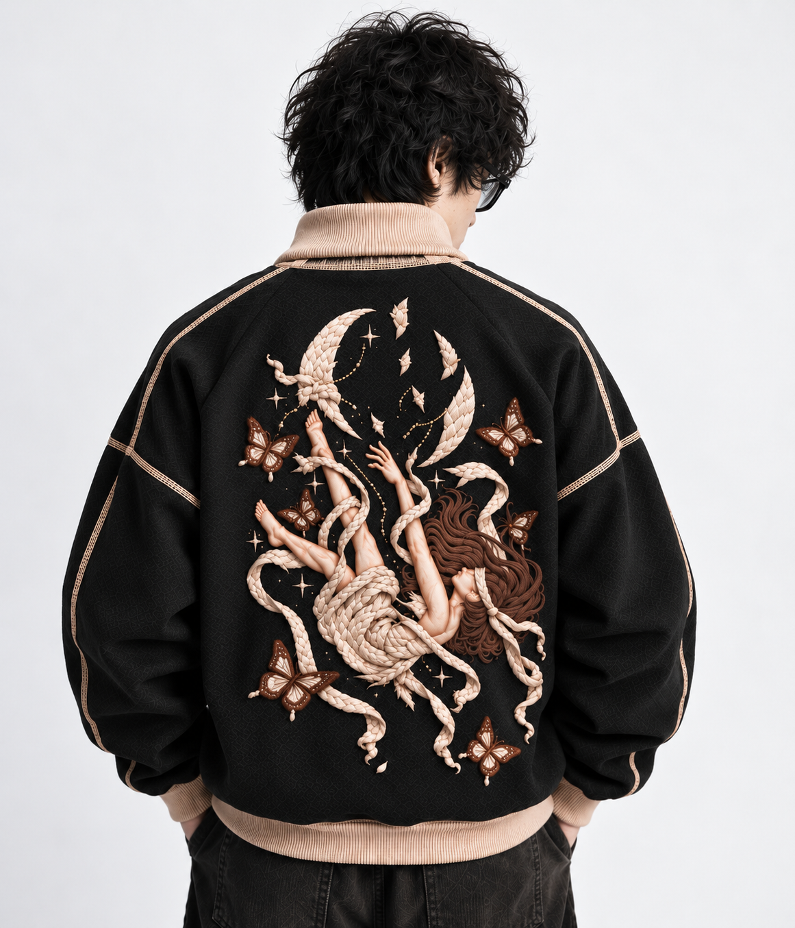 Soulful Sweatshirt Limited Edition - arm embroidery close-up