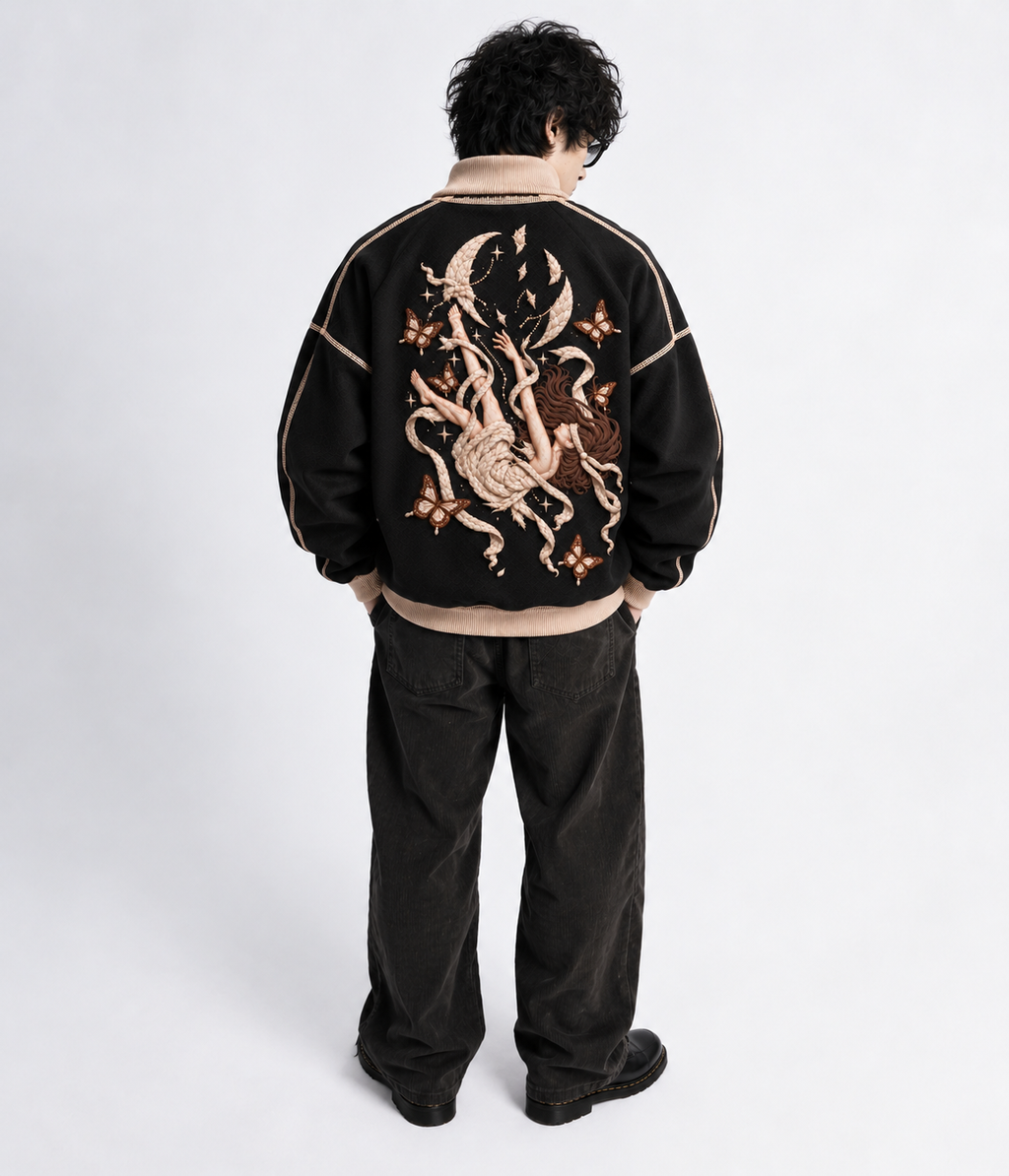 Soulful Sweatshirt Limited Edition - model side angle detail