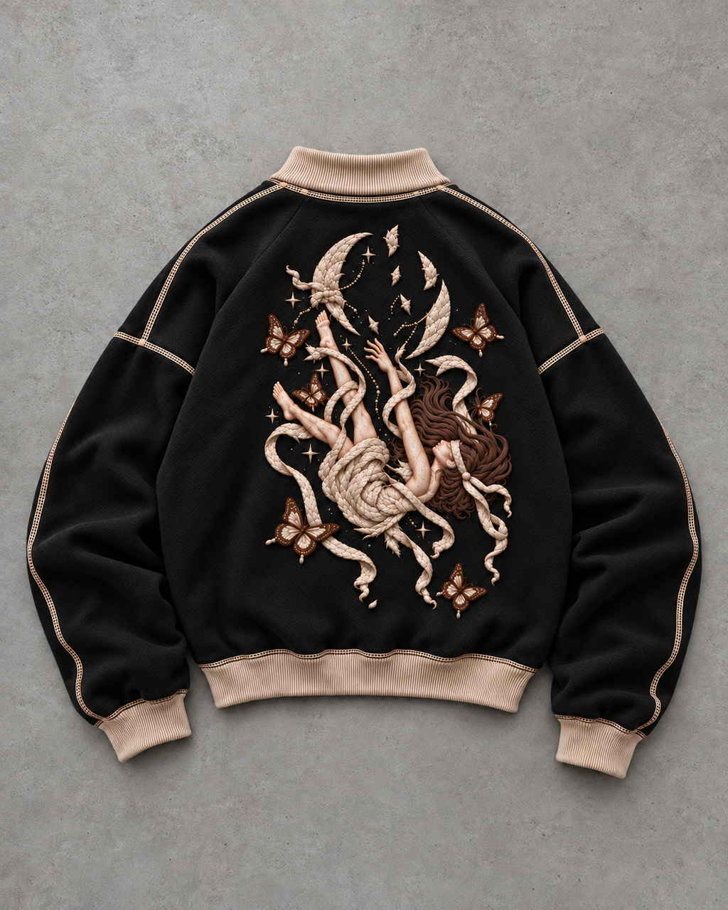 Soulful Sweatshirt Limited Edition - back embroidery close-up